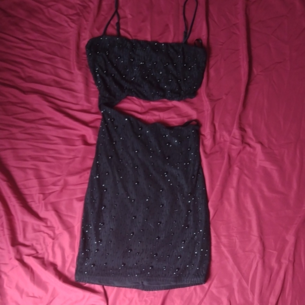 Windsor Black Beaded Dress
